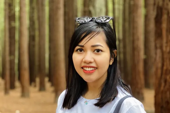 CDU student Enggar Daranindra smiling at the camera