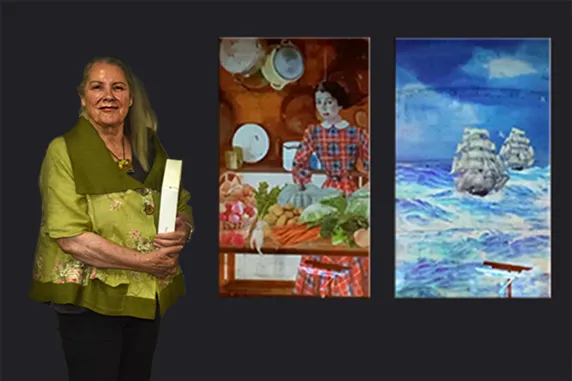 Honours student Sue Wegener