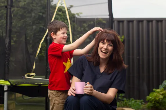 Talea landscape with son