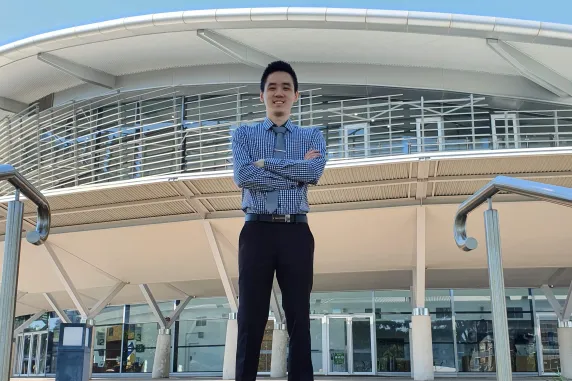 Engineering student Tuan Thai