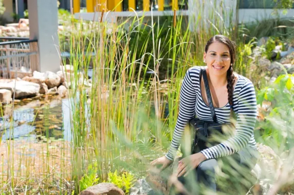 CDU engineering and TEP student Rikki on Casuarina campus