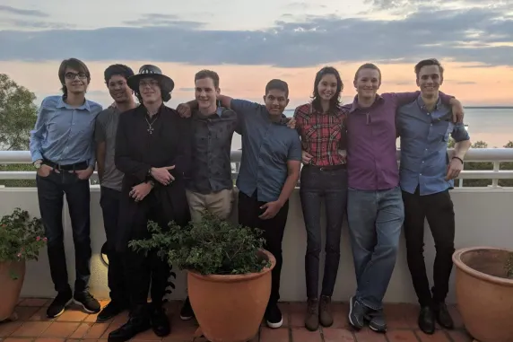 Shannon Kieran and ESS Committee at engineering event