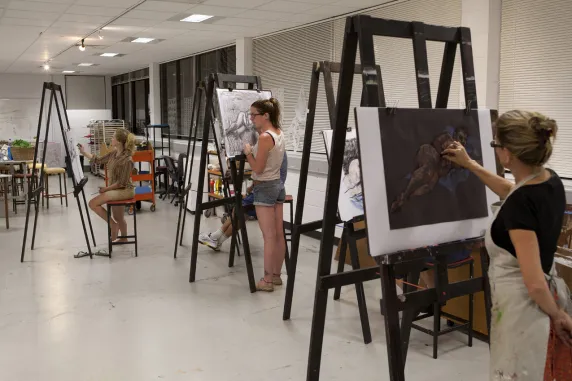 Drawing class at CDU