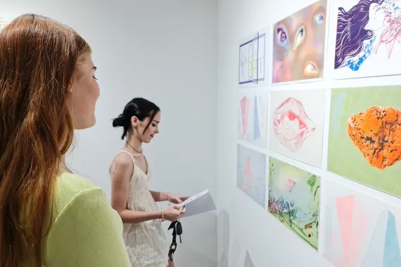 CDU creative arts students - Riso exhibition