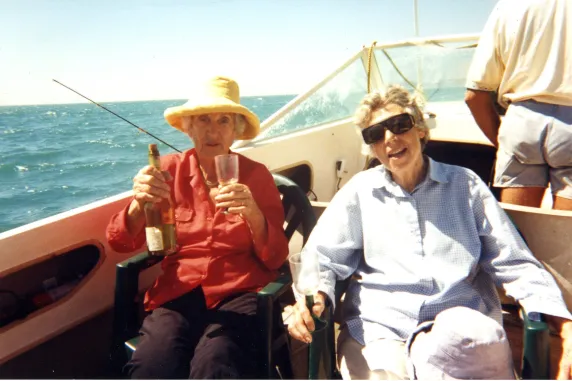 CDU Bequest society- Nancy Kingsland and Alison Jackson