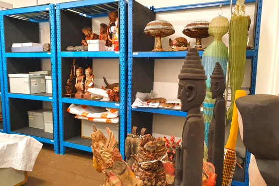 CDU Art Collection 3D storeroom