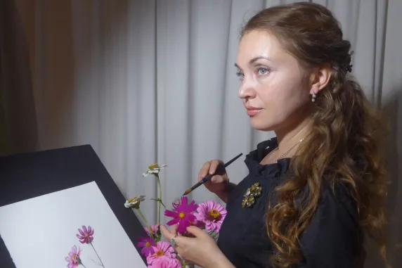 Anastasia Maximova botanical art