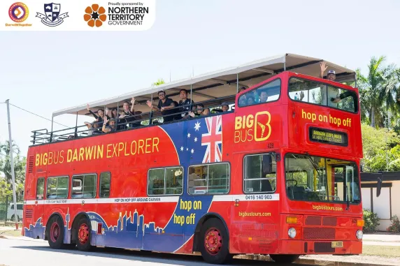 Shushan on the Big Red Bus