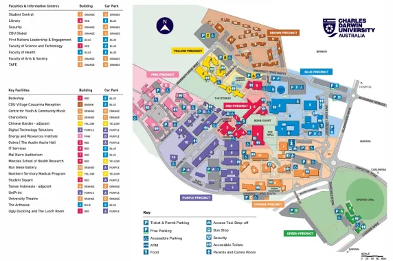 CDU campus map