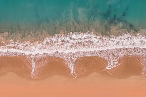 picture of beach and ocean water