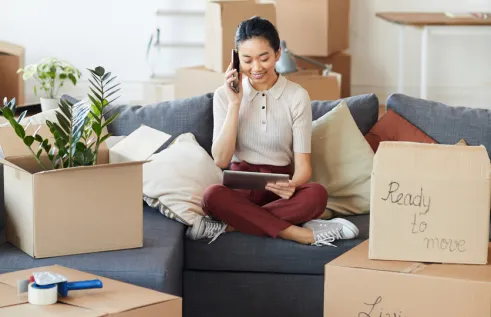Student making breakfast