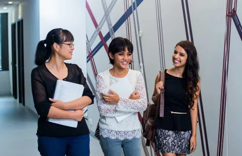 learning and teaching - three students