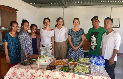 RIEL staff with colleagues image