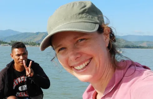 Kim Hunnam fieldwork Timor Leste