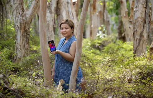 PhD candidate Rifka Sibarani