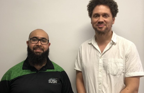 Two dads from the Valuing Aboriginal and Torres Strait Island Young Men 