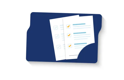 Folder with documents