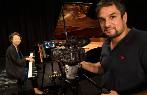 Chen Hui and Michael Vernau