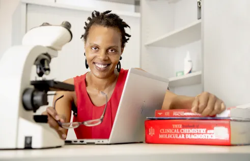 Associate Lecturer Medical Laboratory Science Josephine Muthami.