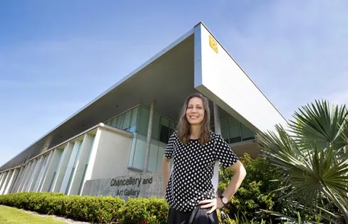 CDU Art Gallery curator Kellie Joswig