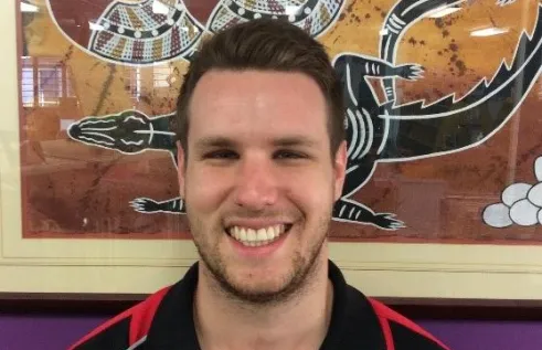 Head shot of Haydon smiling