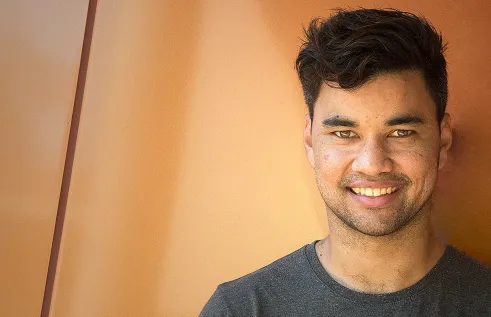 CDU Law Student Mark Munnich smiling at the camera