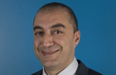 Talal Sabri smiling