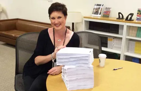 CDU student caitlin marshall smiles at camera 