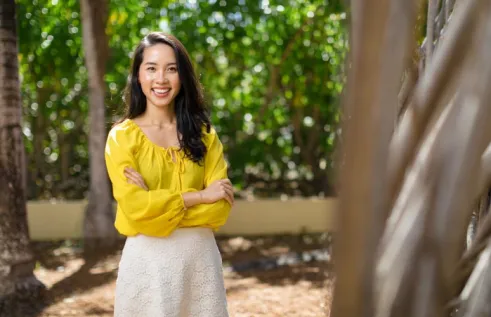 International student Ellie