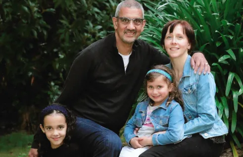 CDU student Wendy with family