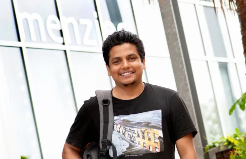 International student Bisal (Menzies)