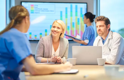 Hospital management meeting