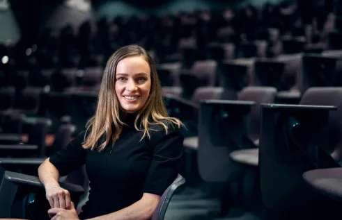 CDU Nursing PG student in the auditorium