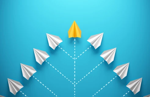 Graphic showing different paths