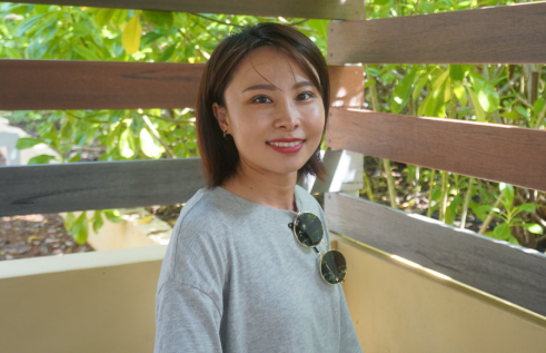 International student Heather Wong