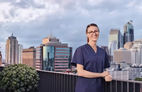 CDU nursing student in Sydney