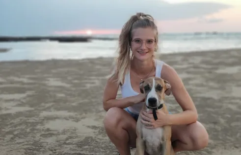 Engineering student Johanna Luck