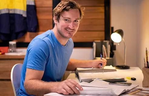 CDU Domestic Student studying