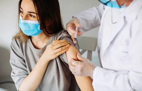 COVID vaccination clinic 