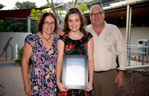 CDU student Courtney Stanwix