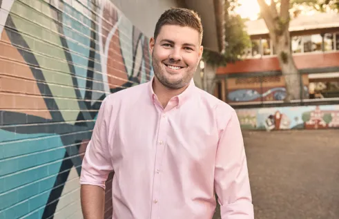 Matt, CDU teaching student smiling