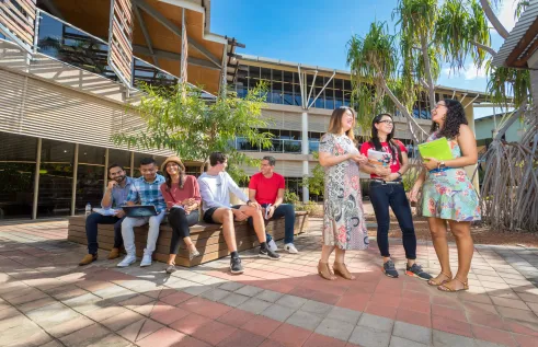 CDU students, Casuarina Campus