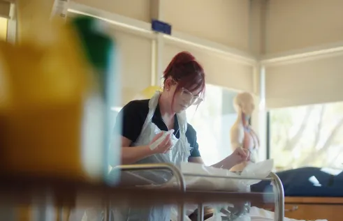 Midwifery student in Alice Springs