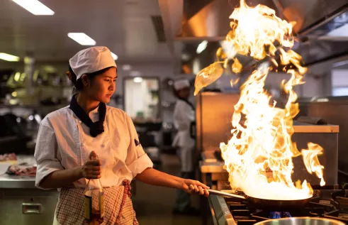 AVC Alison Haines and VC Scott Bowman