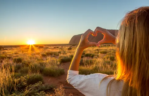 Uluru sunset