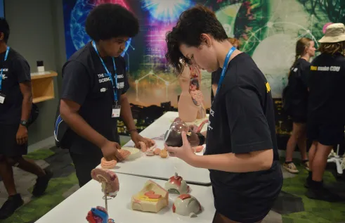 More than 100 year-nine Territory students will participate in various STEM-related activities and workshops as part of the Santos Science Experience at CDU.    