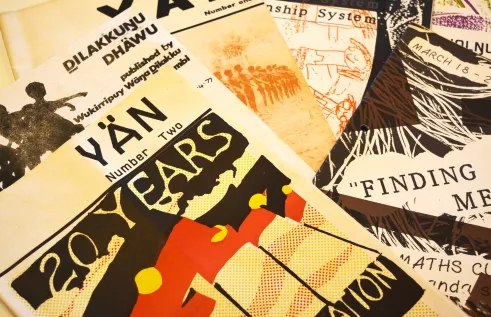 Charles Darwin University (CDU) Professor Michael Christie wants Territorians help to find and collect newsletters, magazines and newspapers printed in the Territory’s First Nations languages.