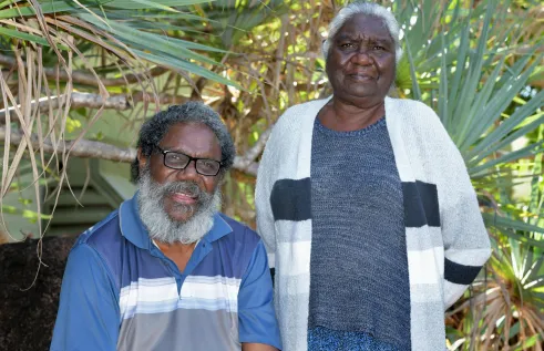 Gawura Wanambi and Joy Bulkanhawuy