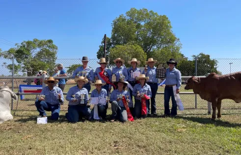Students and staff from CDU Katherine Rural Campus 