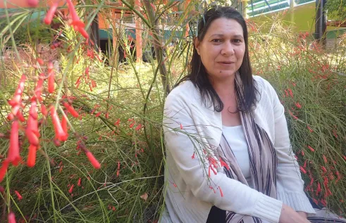 Tanya McDonald at CDU's Alice Springs campus. 